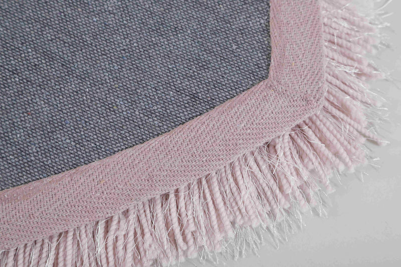 FAUX FUR Rug HEART