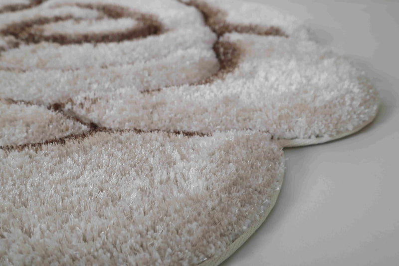 FAUX FUR Rug ROSE