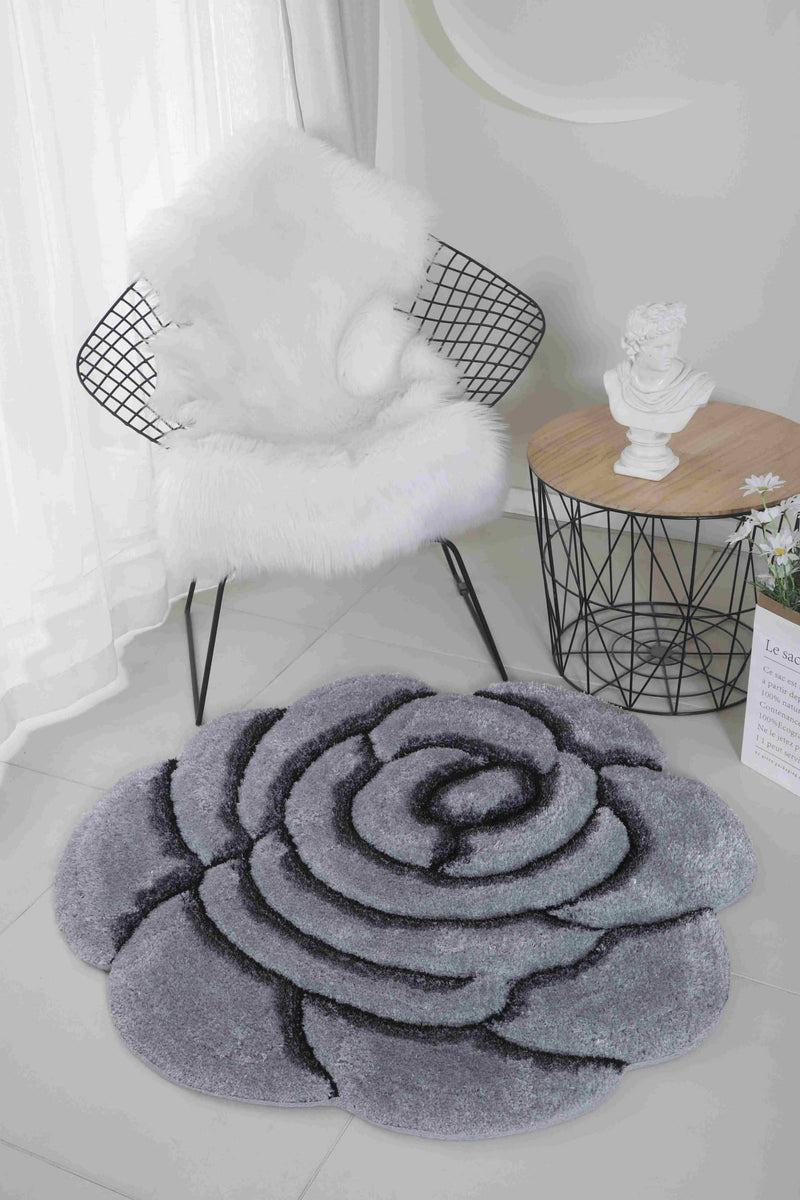 FAUX FUR Rug ROSE