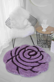 FAUX FUR Rug ROSE