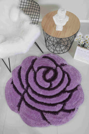 FAUX FUR Rug ROSE
