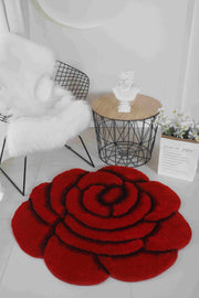 FAUX FUR Rug ROSE