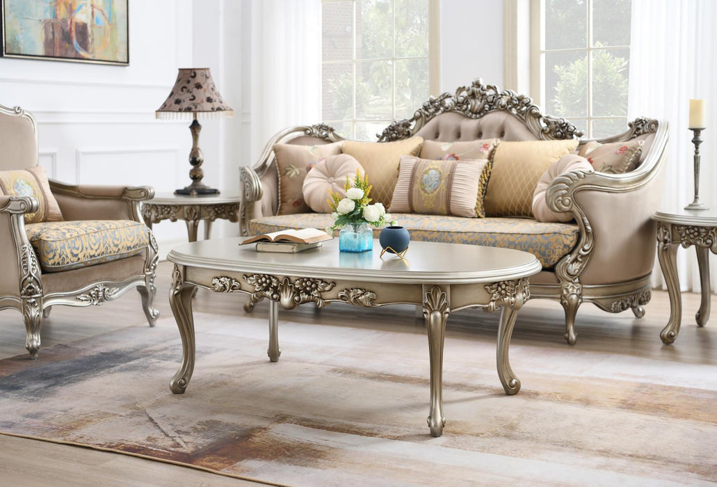 Traditional Champagne Coffee Table