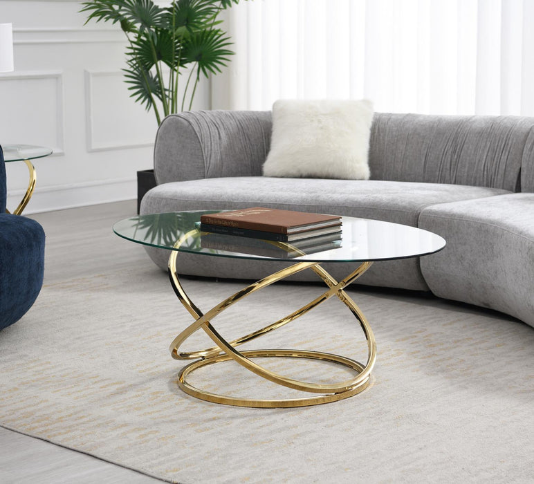 Gold 3 Pk Table Set (3/Cn)