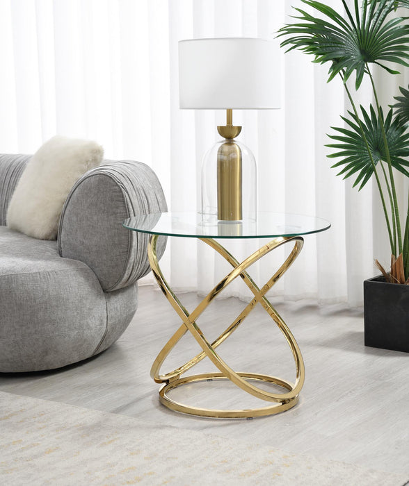 Gold 3 Pk Table Set (3/Cn)