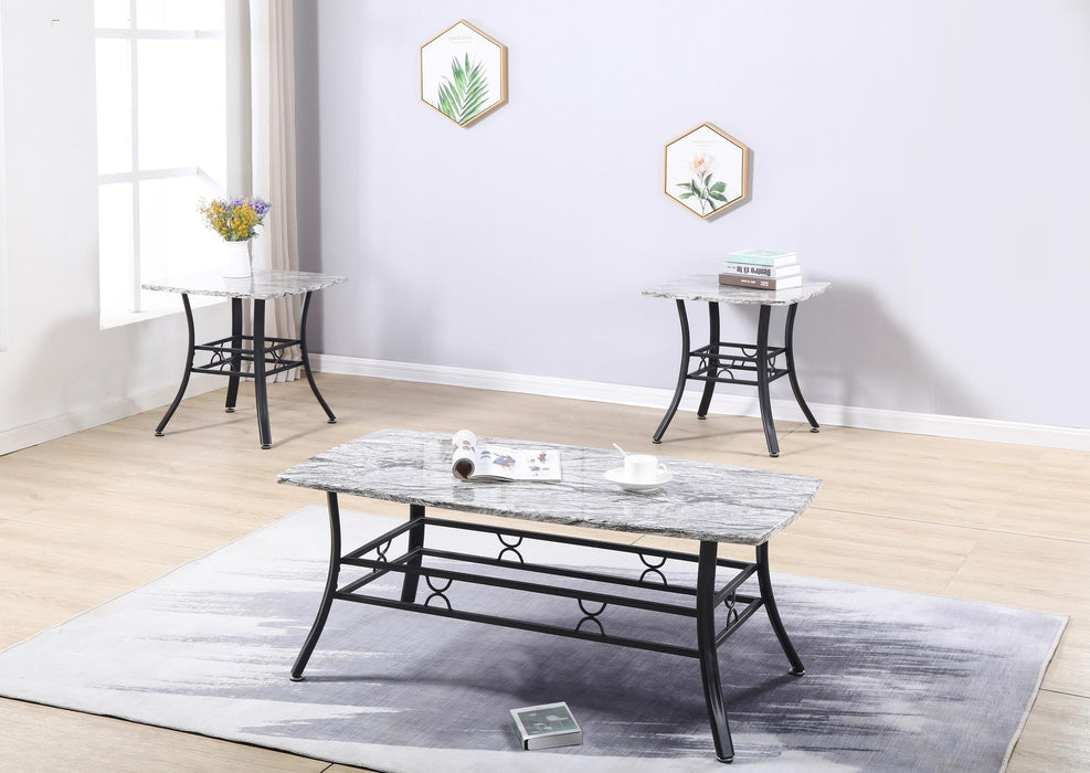 Gray 3 Pk Table Set (3/Cn)