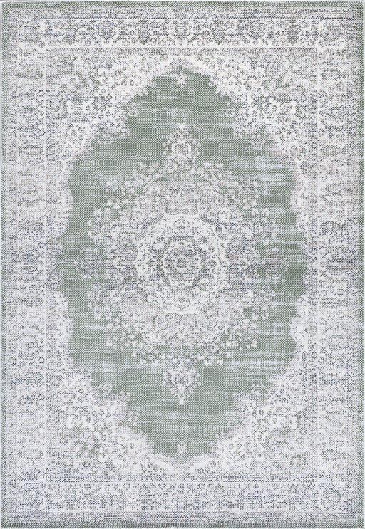 TERRY Rug DESIGN 77751 Green 8x11 (7'8x10'8")"