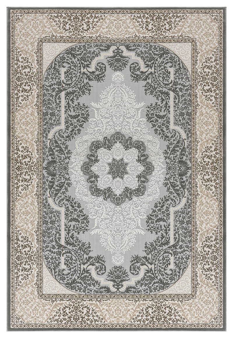 TRABZON RUG DESIGN 99902 Grey 5x8 (5'2x7'5")"