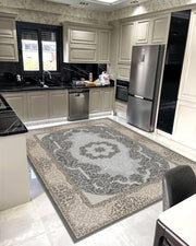 TRABZON RUG DESIGN 99902 Grey 7x10 (6'6x9'2")"
