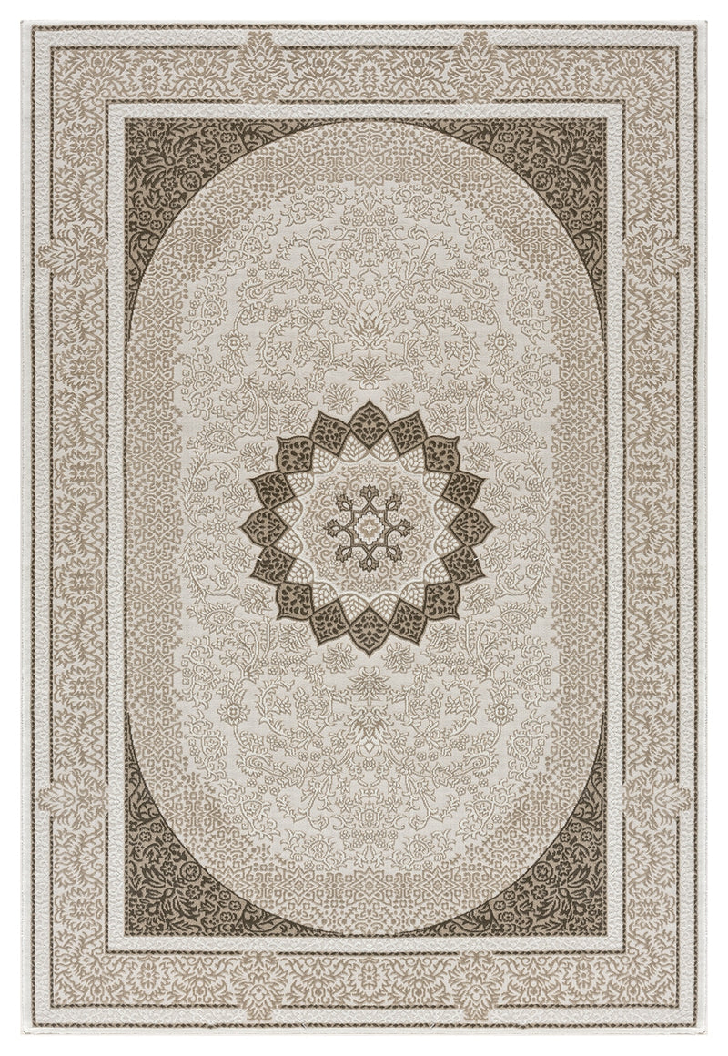 TRABZON RUG DESIGN 99903 Beige 5x8 (5'2x7'5")"