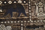 MOON Rug DESIGN CAMP Brown 8x11 (7'8x10'8")"