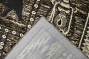 MOON Rug DESIGN CAMP Brown 2x8 Runner (2'2x7'3")"