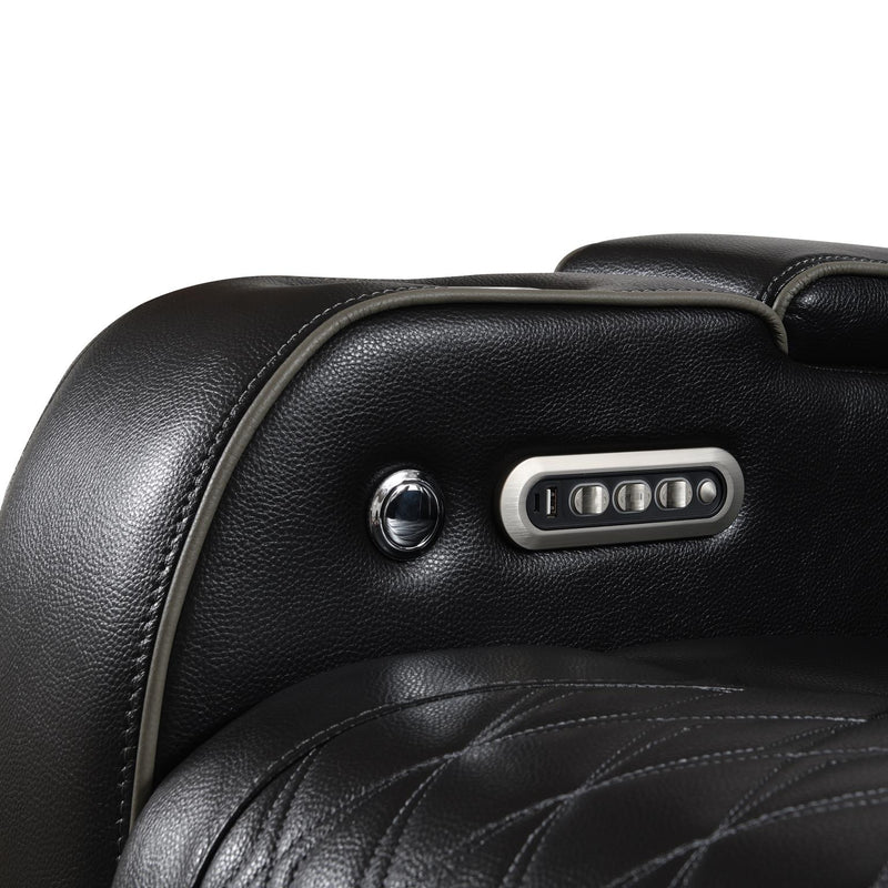 Seccional reclinable Brindon Black Power