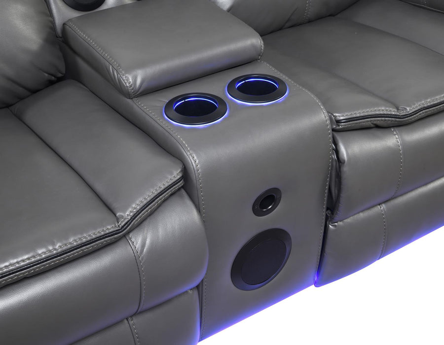 Power Reclining Sofa-Power Reclining Loveseat