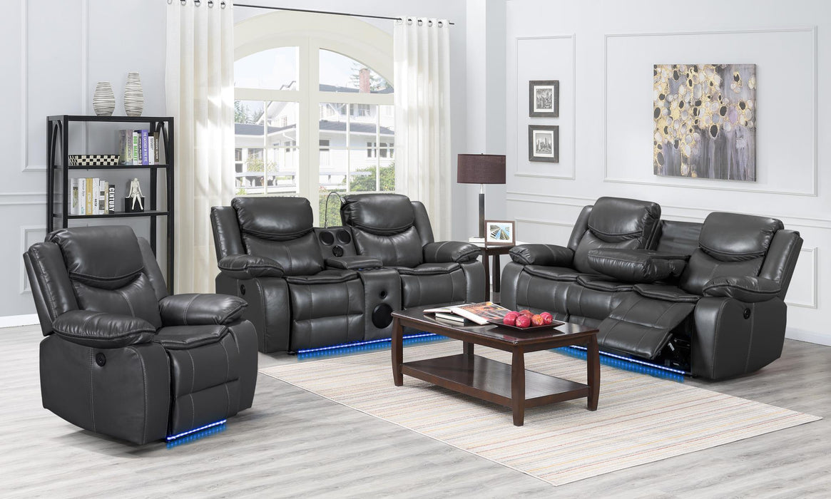 Power Reclining Sofa-Power Reclining Loveseat