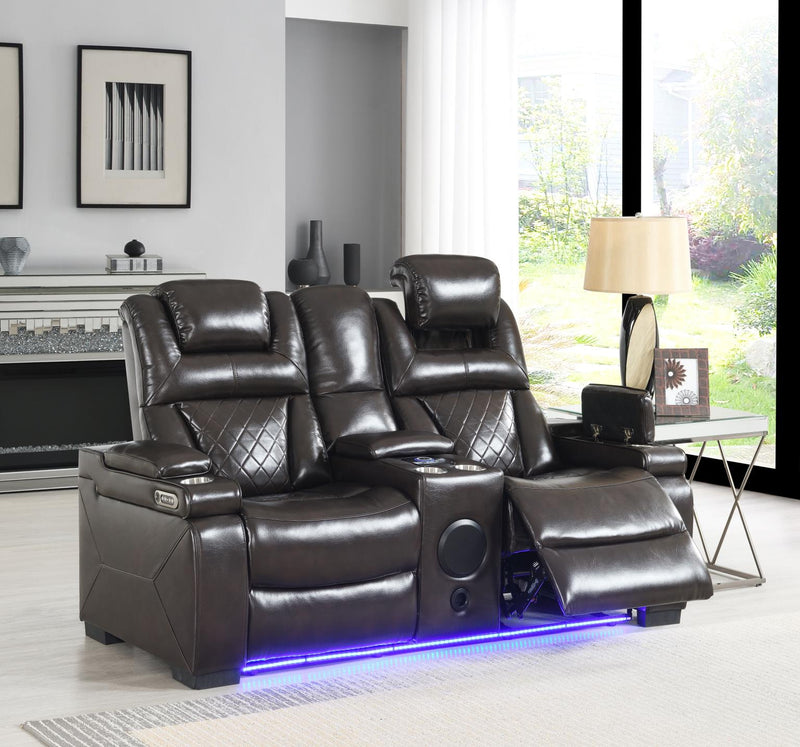 Paulina Brown Power Reclining Living Collection