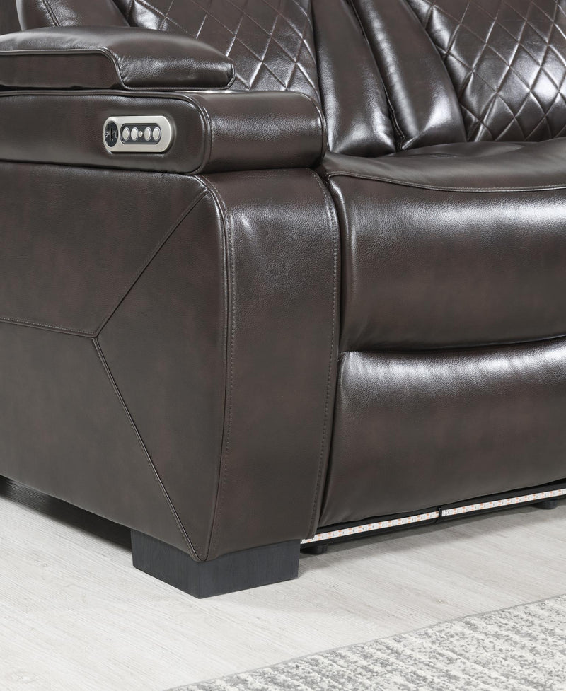 Paulina Brown Power Reclining Living Collection
