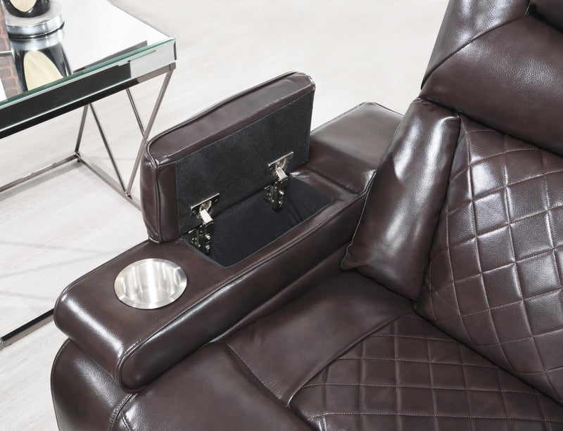 Paulina Brown Power Reclining Living Collection