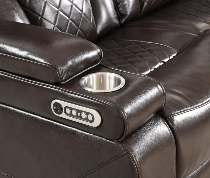 Paulina Brown Power Reclining Living Collection