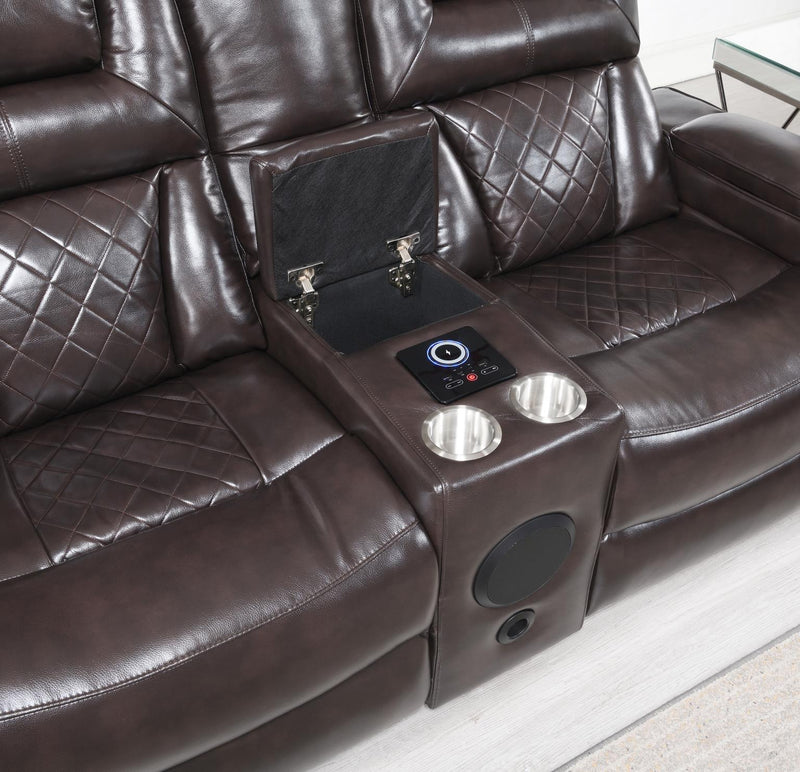 Paulina Brown Power Reclining Living Collection