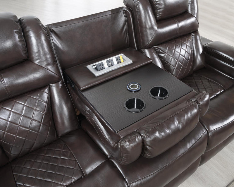 Paulina Brown Power Reclining Living Collection