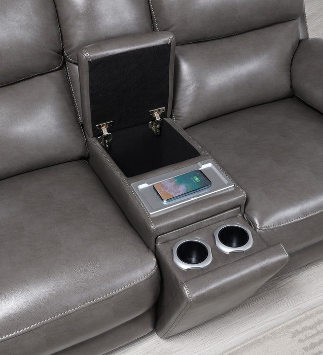 Power Reclining Sofa-Power Reclining Loveseat