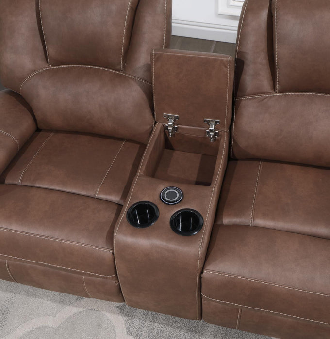 Reclining Sofa-Reclining Loveseat