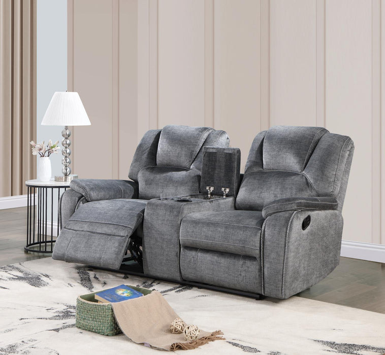 Reclining Sofa-Reclining Loveseat