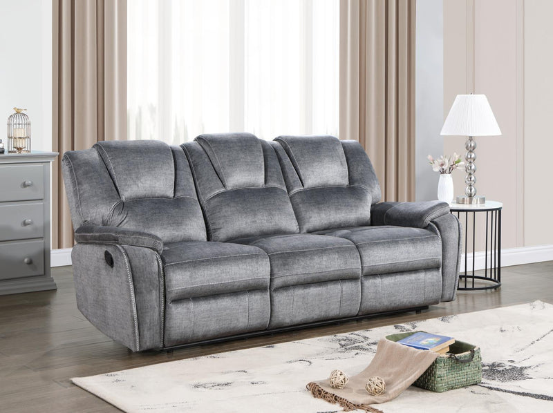 Bence Gray Motion Reclining Living Room Collection