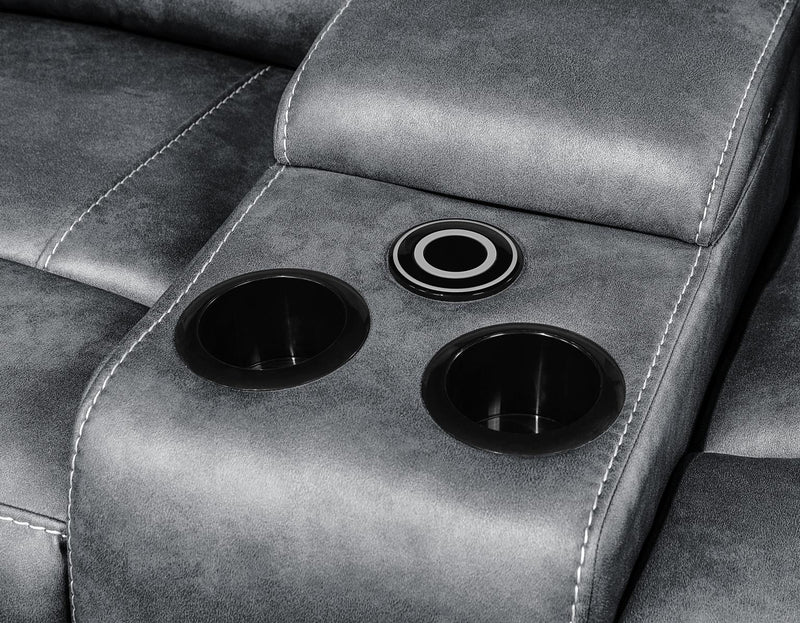 Bence Gray Motion Reclining Living Room Collection
