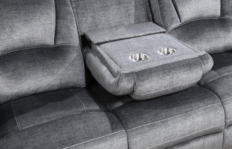 Bence Gray Motion Reclining Living Room Collection