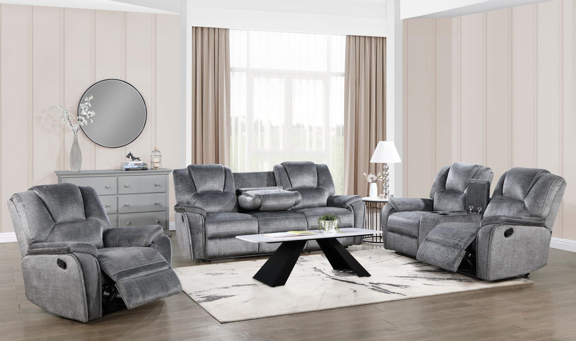 Reclining Sofa-Reclining Loveseat