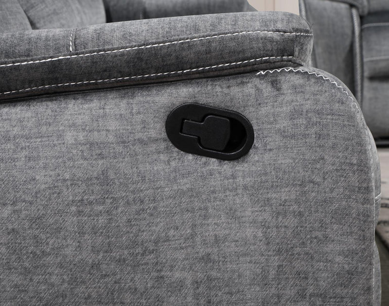 Bence Gray Motion Reclining Living Room Collection