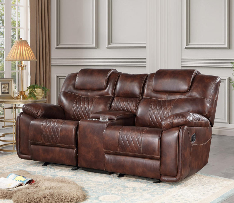 Reclining Sofa-Reclining Loveseat