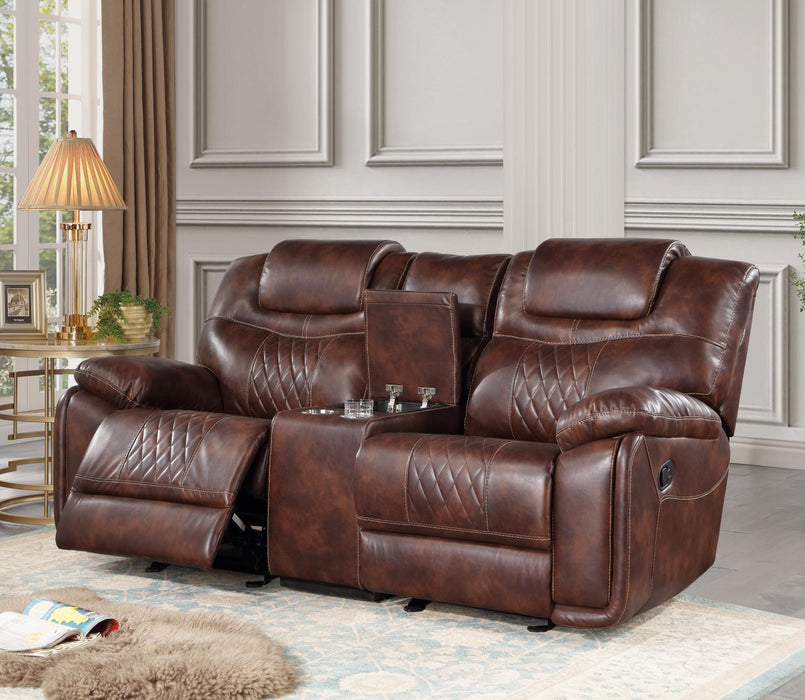 Reclining Sofa-Reclining Loveseat