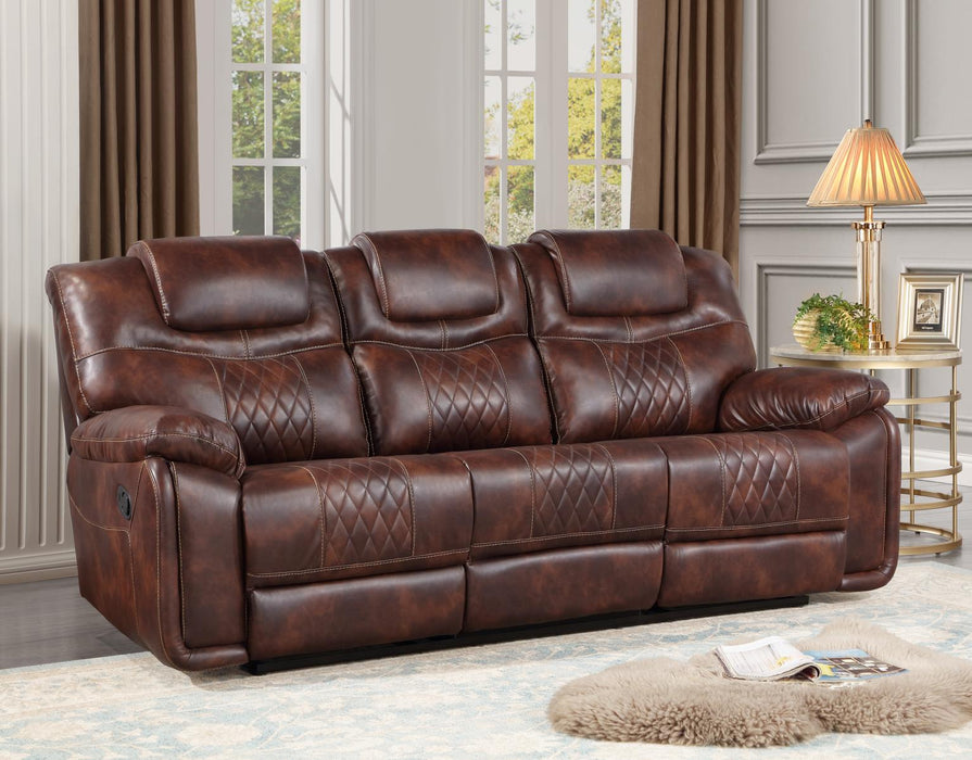 Reclining Sofa-Reclining Loveseat