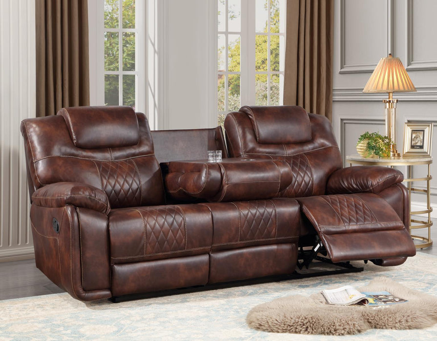 Reclining Sofa-Reclining Loveseat