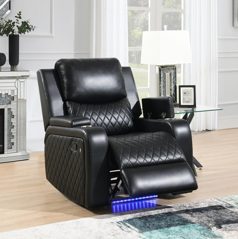 Hortensia Black Motion Reclining Collection