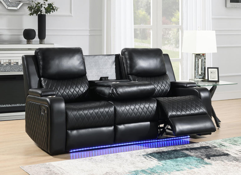 Hortensia Black Motion Reclining Collection
