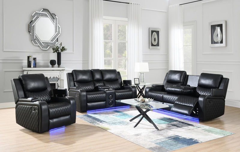 Hortensia Black Motion Reclining Collection
