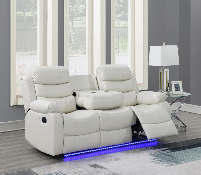 Ashley White Motion Living Room Collection
