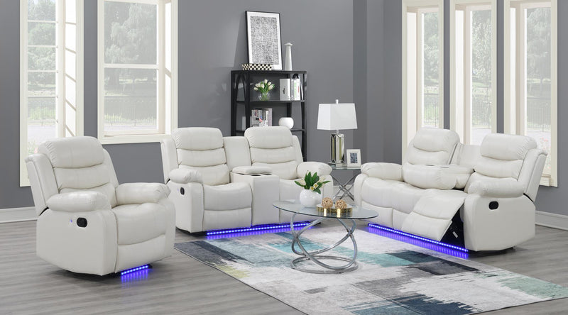Ashley White Motion Living Room Collection
