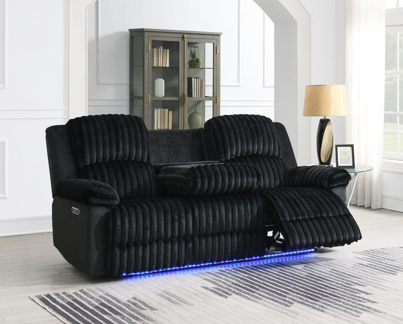 Elliot Black Motion Living Room Collection