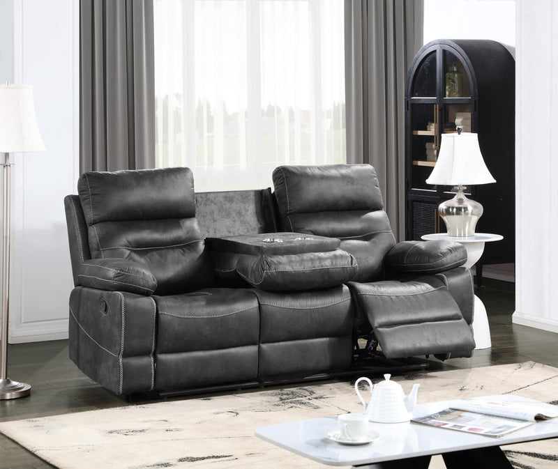 Austin Charcoal Motion Living Room Collection