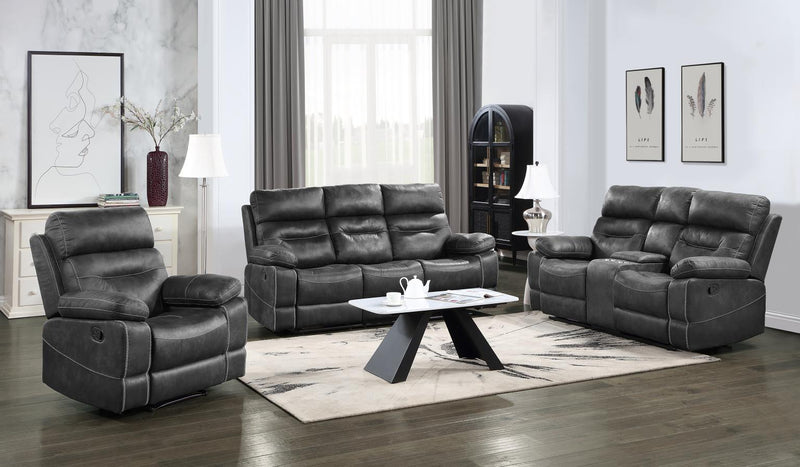 Austin Charcoal Motion Living Room Collection