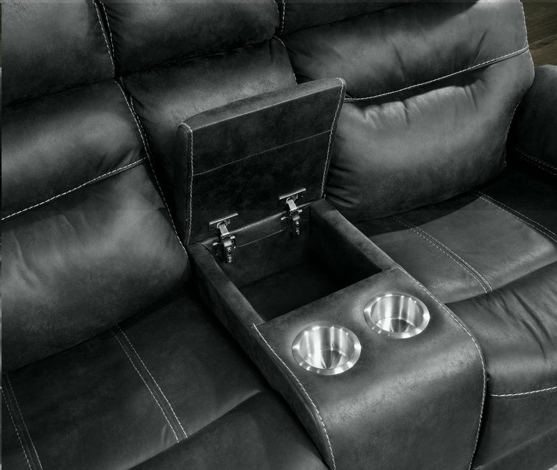 Austin Charcoal Motion Living Room Collection