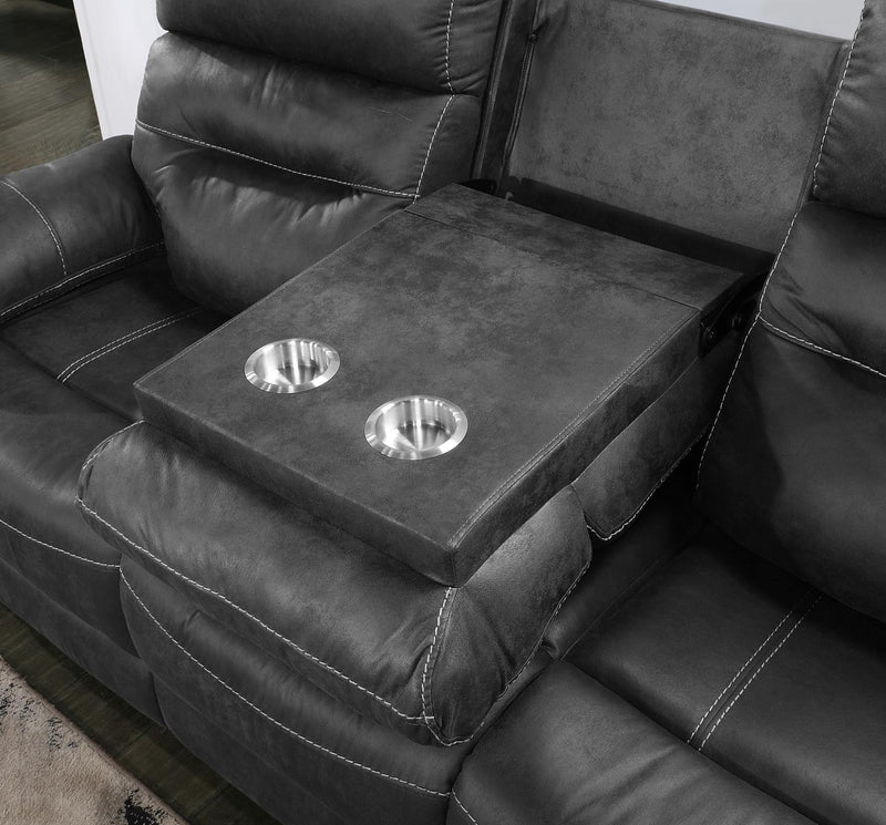 Austin Charcoal Motion Living Room Collection