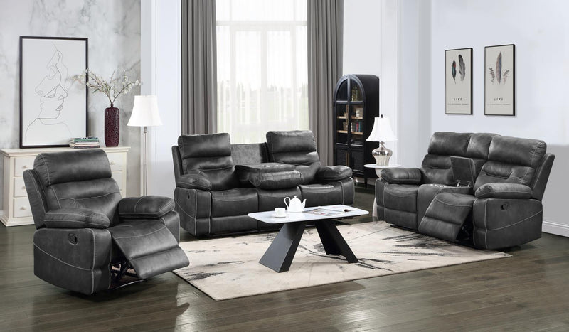 Austin Charcoal Motion Living Room Collection
