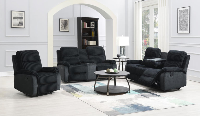 Airdon Black Motion Living Room Collection