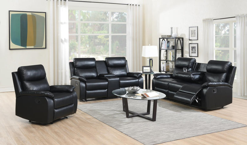 Theo Black Motion Living Room Collection
